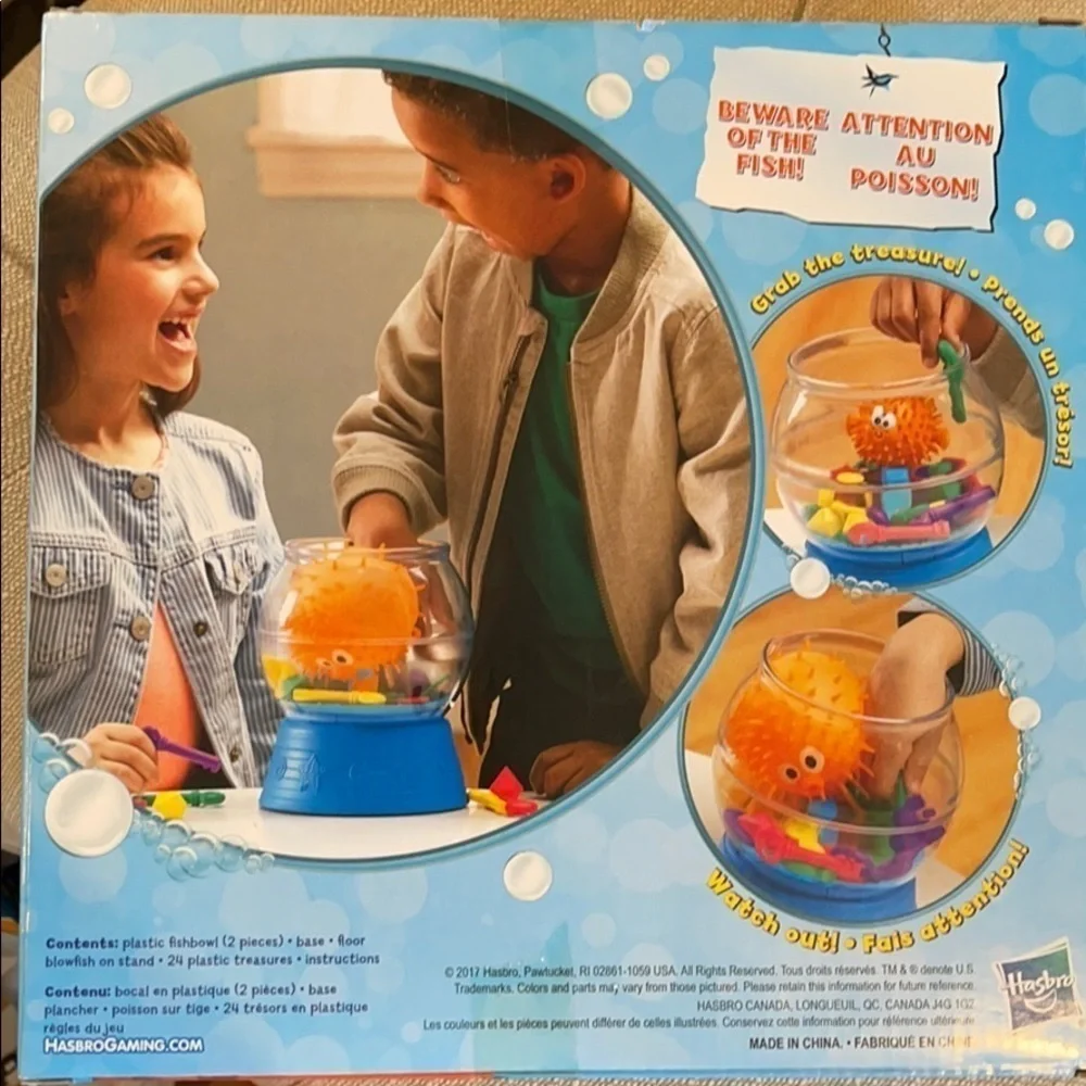 Hasbro Blowfish Blowup Game